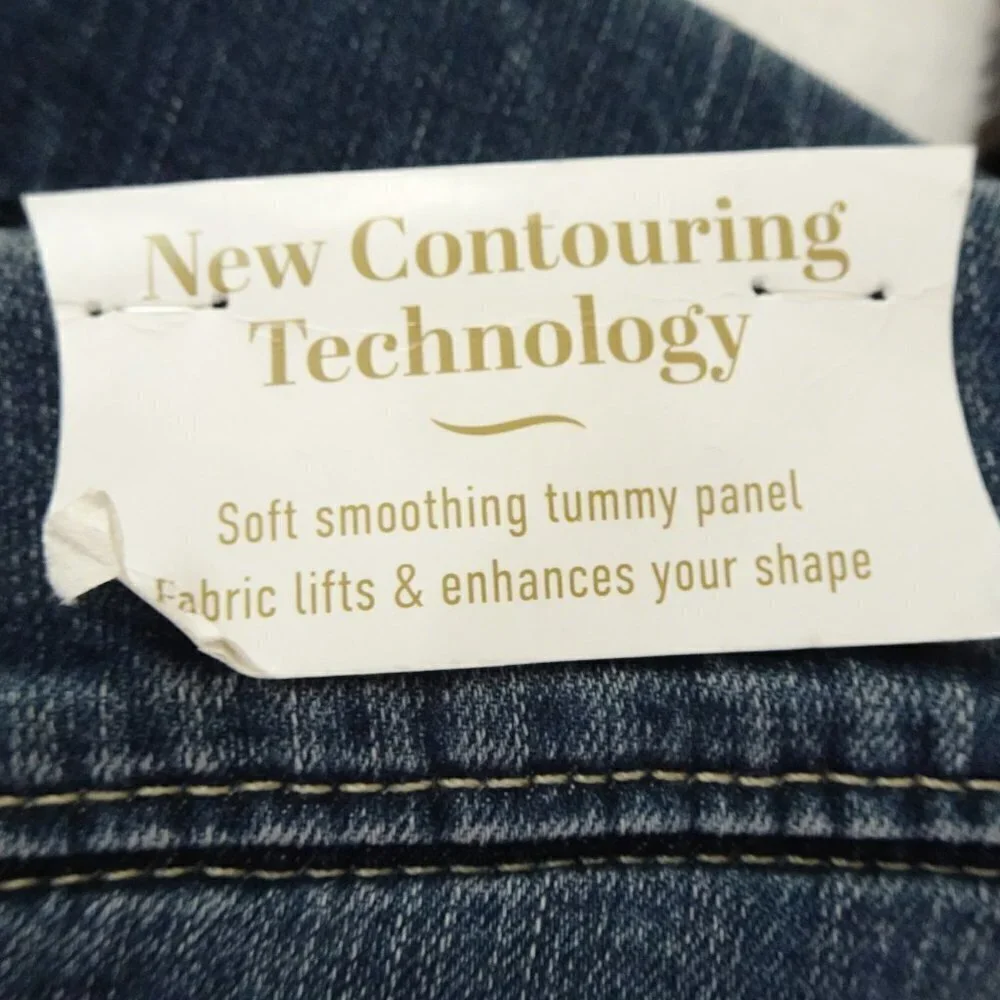 Levi Strauss Signature Skinny Jeans Women's Plus Size 28 Blue Stretch Denim - Picture 7 of 13